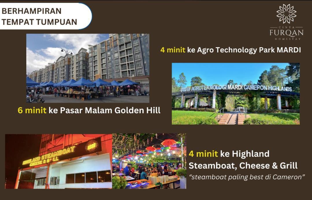 Homestay Cinta Furqan 1 - Apartment Cameron Highland Тана Рата Екстериор снимка
